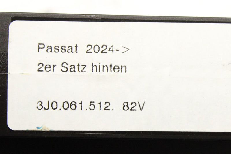 VW Passat 24-on rubber floor mats set (front & rear) 3J2061502 82V