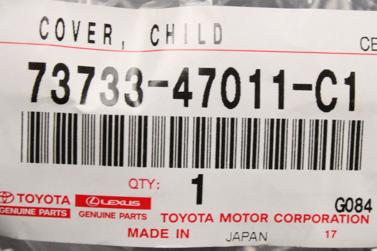 Toyota Prius 2015-2022 isofix cover trim (x1) 73733-47011-C1