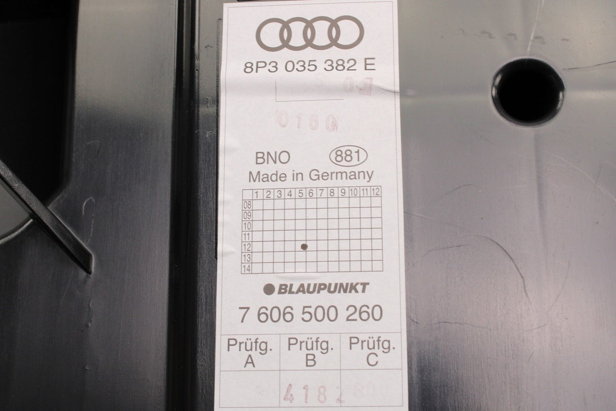 Audi A3 8P 2008-2013 boot loudspeaker subwoofer (3 door) 8P3035382E