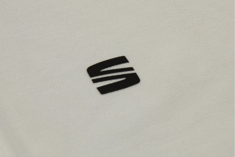SEAT white polo shirt (men's medium) 6H1084230B KAB