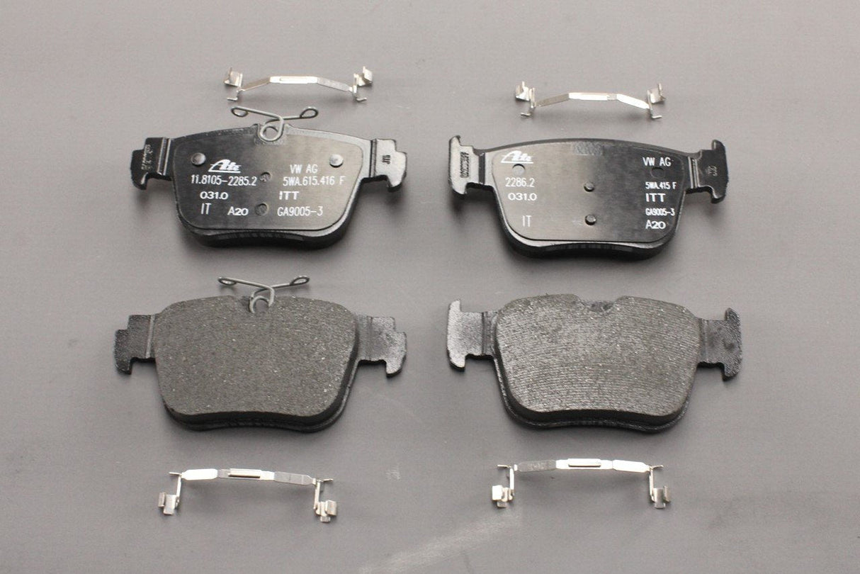 VW MK8 Golf Audi A3 Skoda Octavia SEAT rear brake pads set 5WA698451A