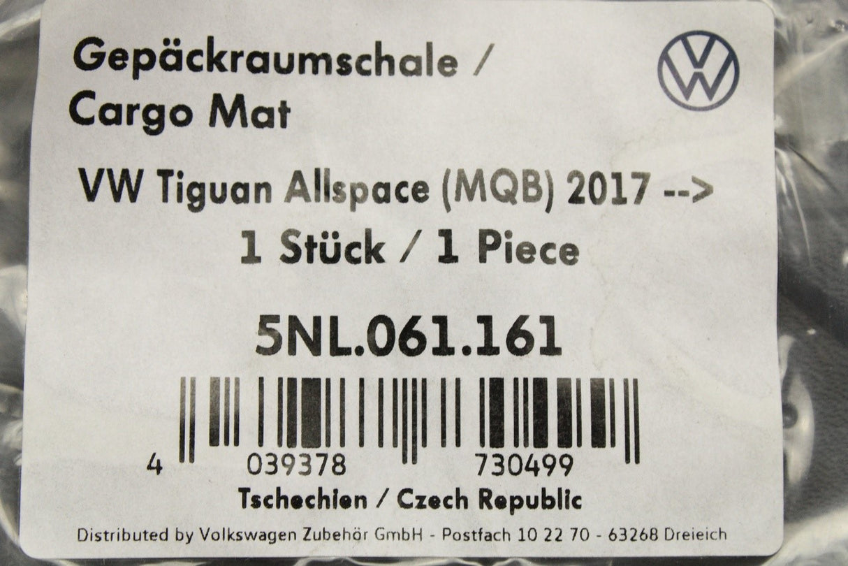 VW Tiguan Allspace 2018-on semi-rigid boot liner 5NL061161
