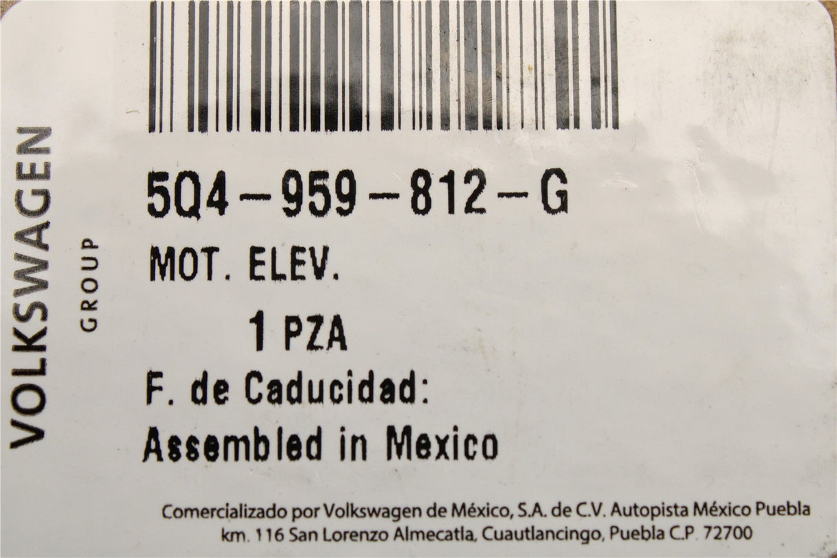 VW Tiguan Allspace 2018-on rear electric window motor (right) 5Q4959812G