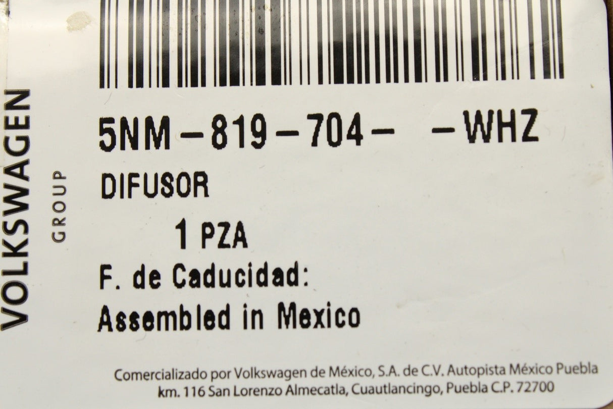 VW Tiguan Allspace 2018-on RHD dashboard air vent (right) 5NM819704 WHZ