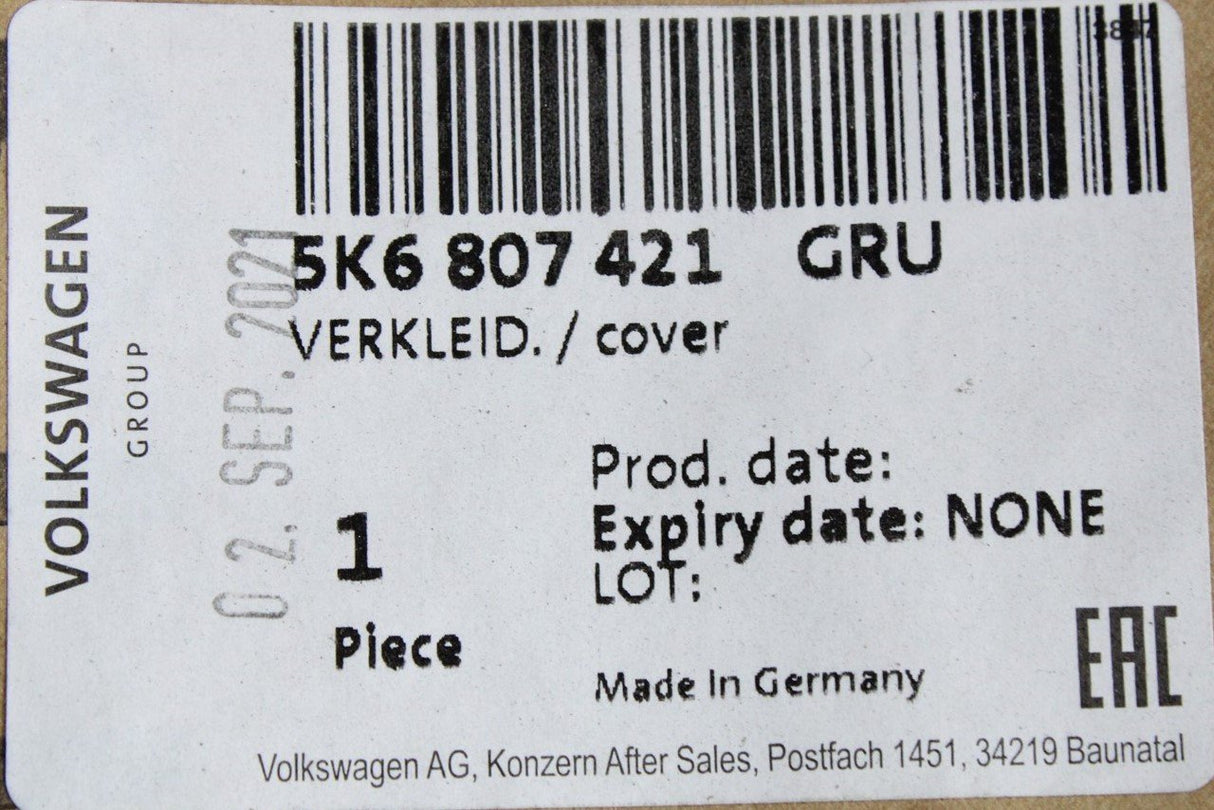 VW Golf MK6 2009-13 hatchback rear bumper (primed) 5K6807421 GRU