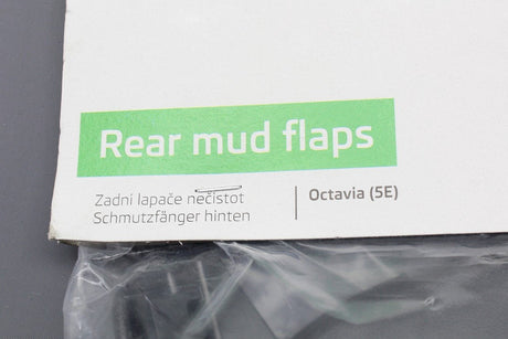 Skoda Octavia 5E 2013-17 accessory mud flaps set (rear) 5E0075101
