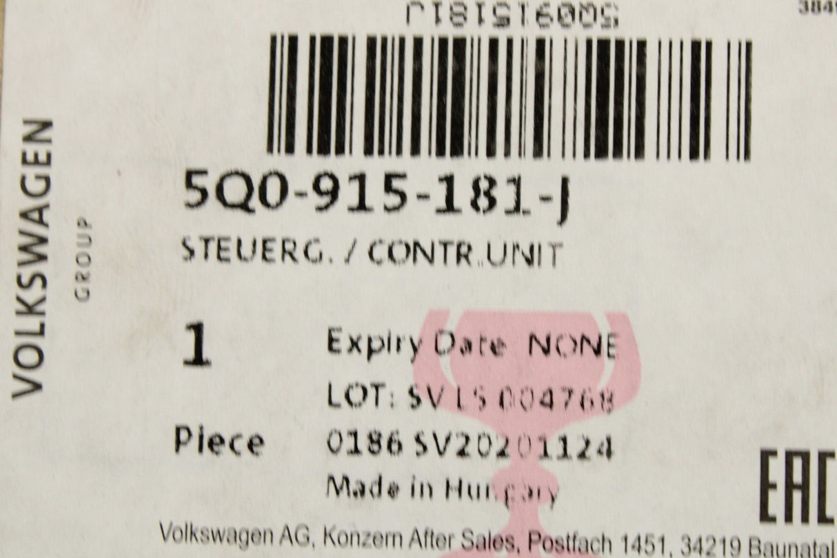 VW Golf Audi A3 Q2 Skoda SEAT 13-on battery monitoring cable 5Q0915181J