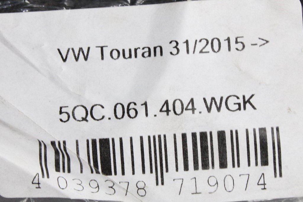 VW Touran 2016-on front & rear carpet floor mats set 5QC061404 WGK