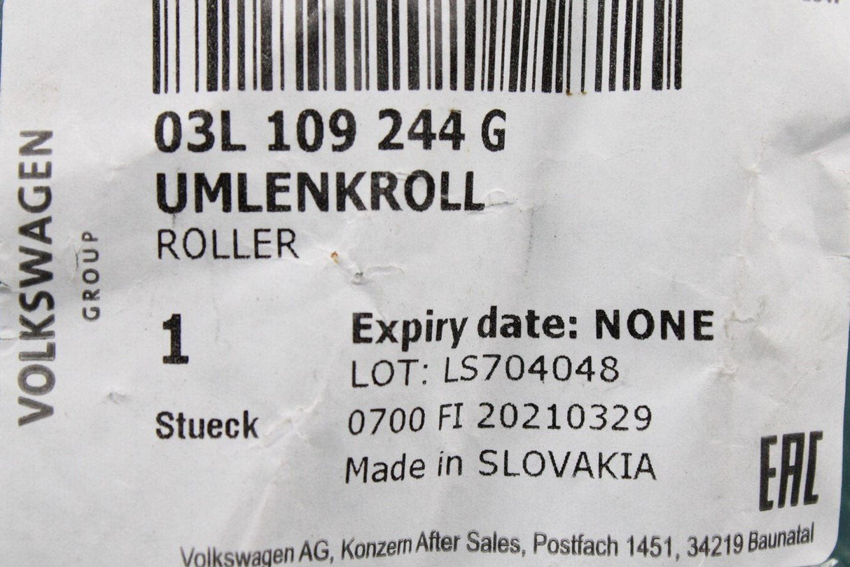 VW Audi Skoda SEAT 1.2 1.6 2.0 TDI cambelt/timing belt pulley 03L109244G