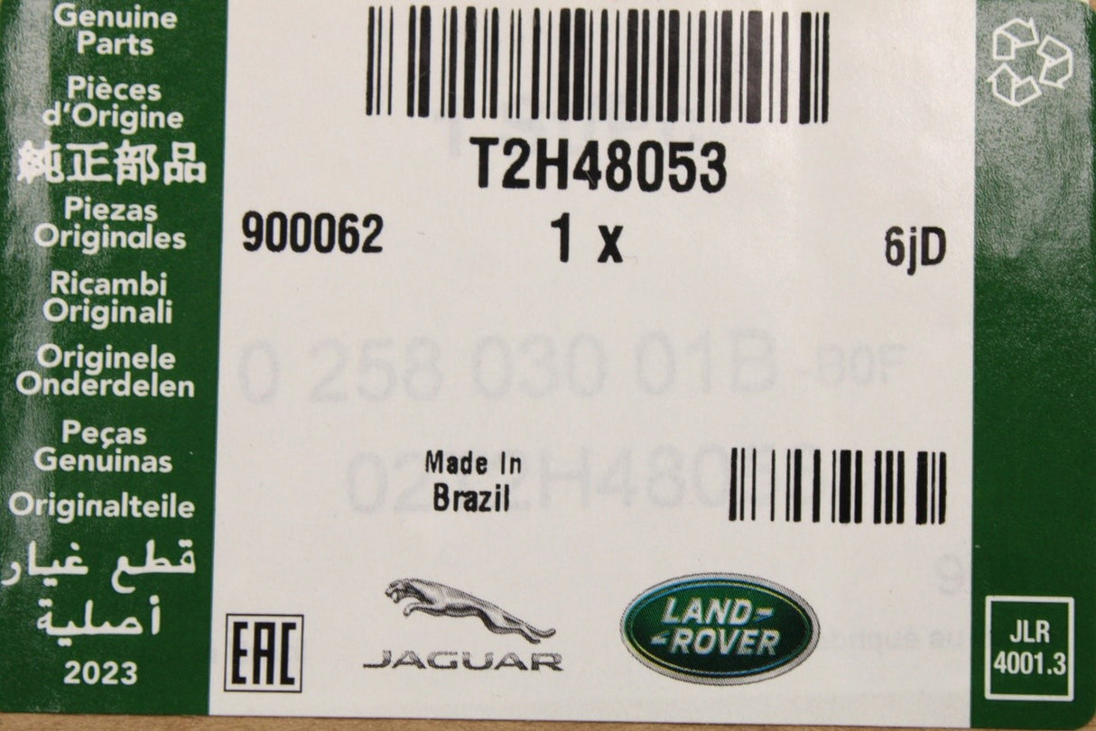 Jaguar XF 16-on XE 15-on F-Pace 2.0 lower heated oxygen sensor T2H48053