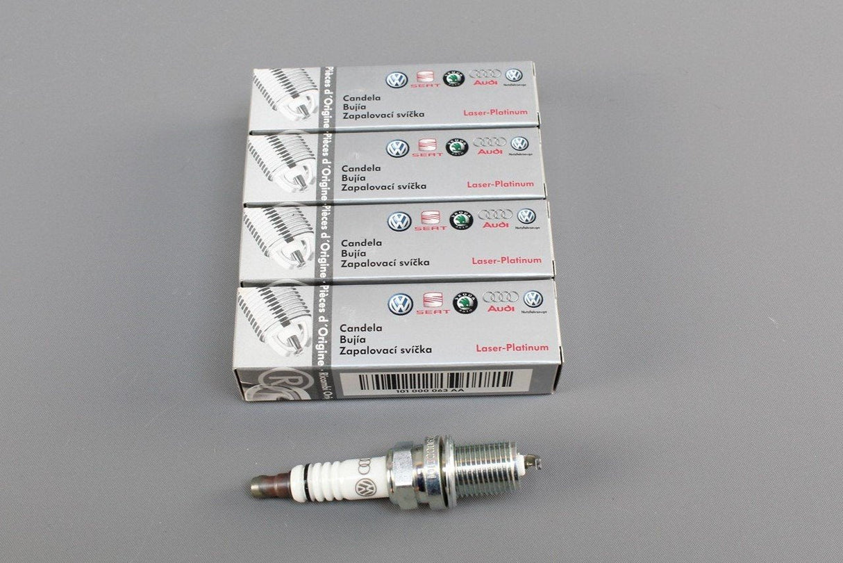VW Golf MK4 Audi A3 TT Leon 1.8T longlife spark plugs x4 101000063AA