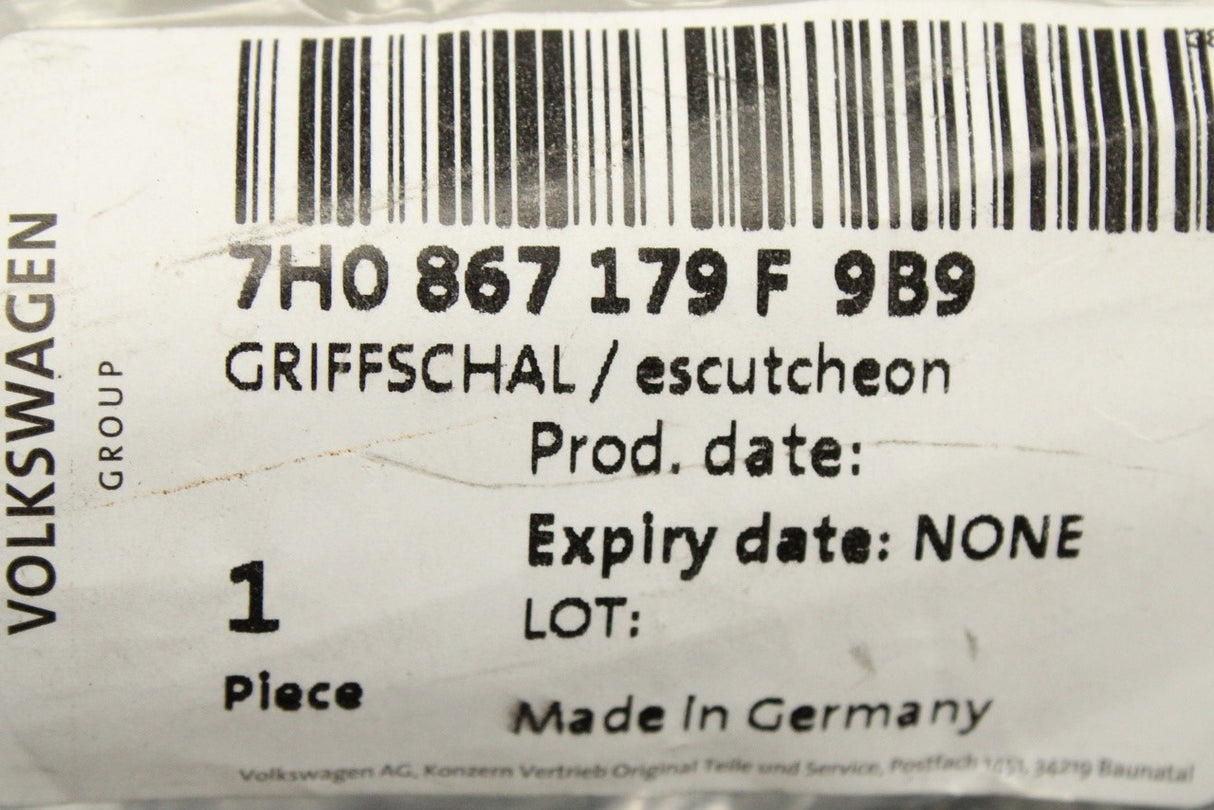 VW Transporter 2009-2015 interior door grab handle (left) 7H0867179F 9B9