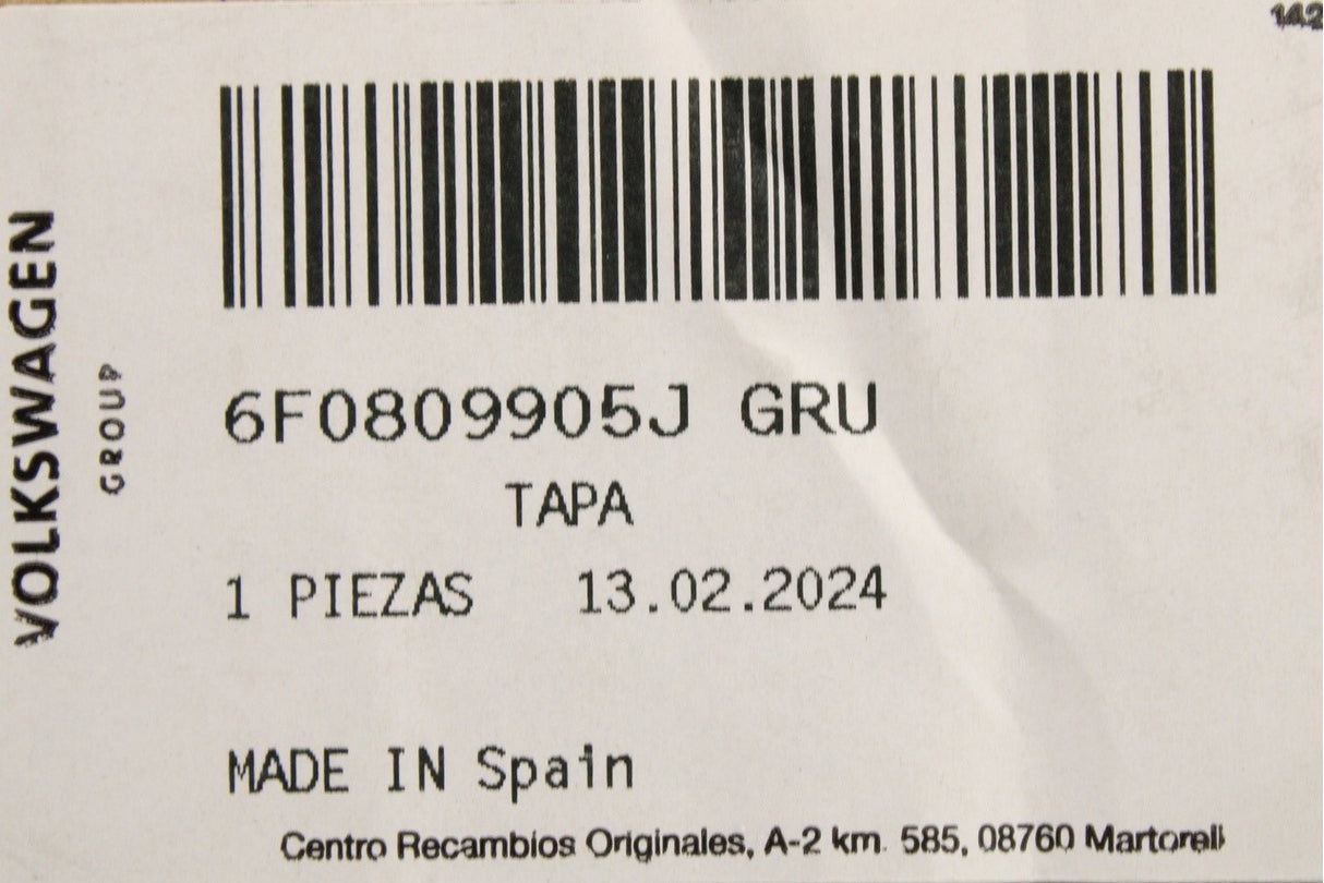 SEAT Ibiza 2018-on petrol fuel filler flap door (primed) 6F0809905J GRU