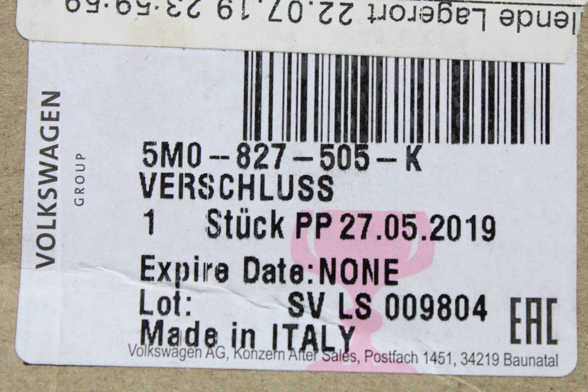 VW Beetle 2012-2018 rear boot trunk lid latch lock 5M0827505K