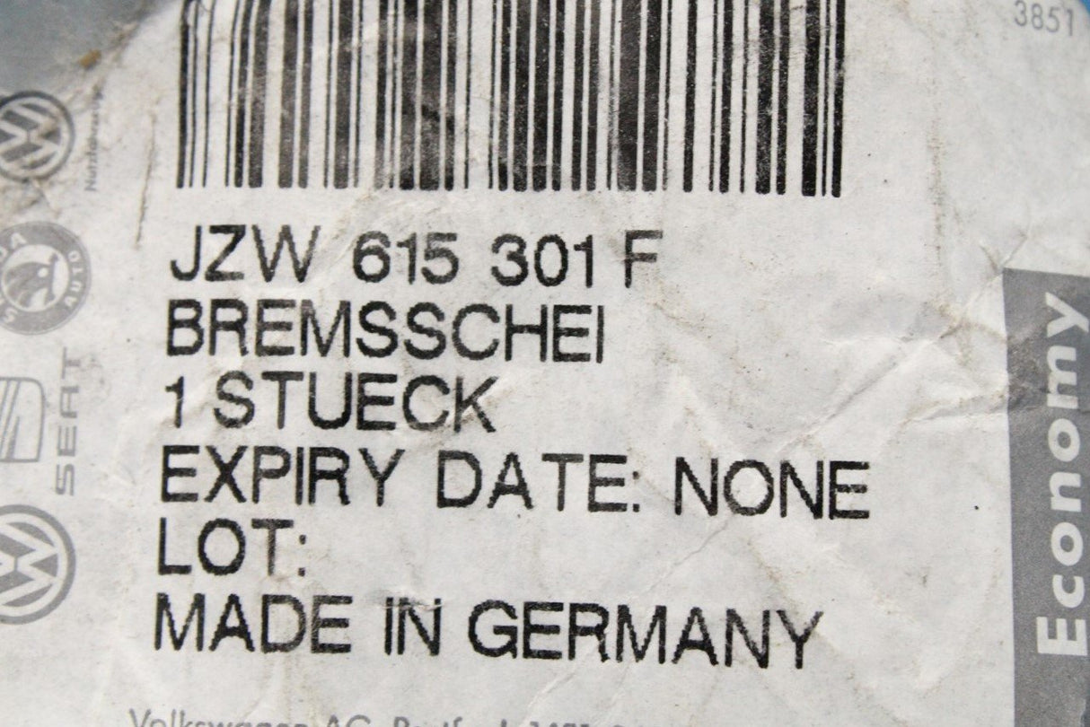 VW Passat B5 Skoda SEAT front brake discs 288x25 (x2) JZW615301F