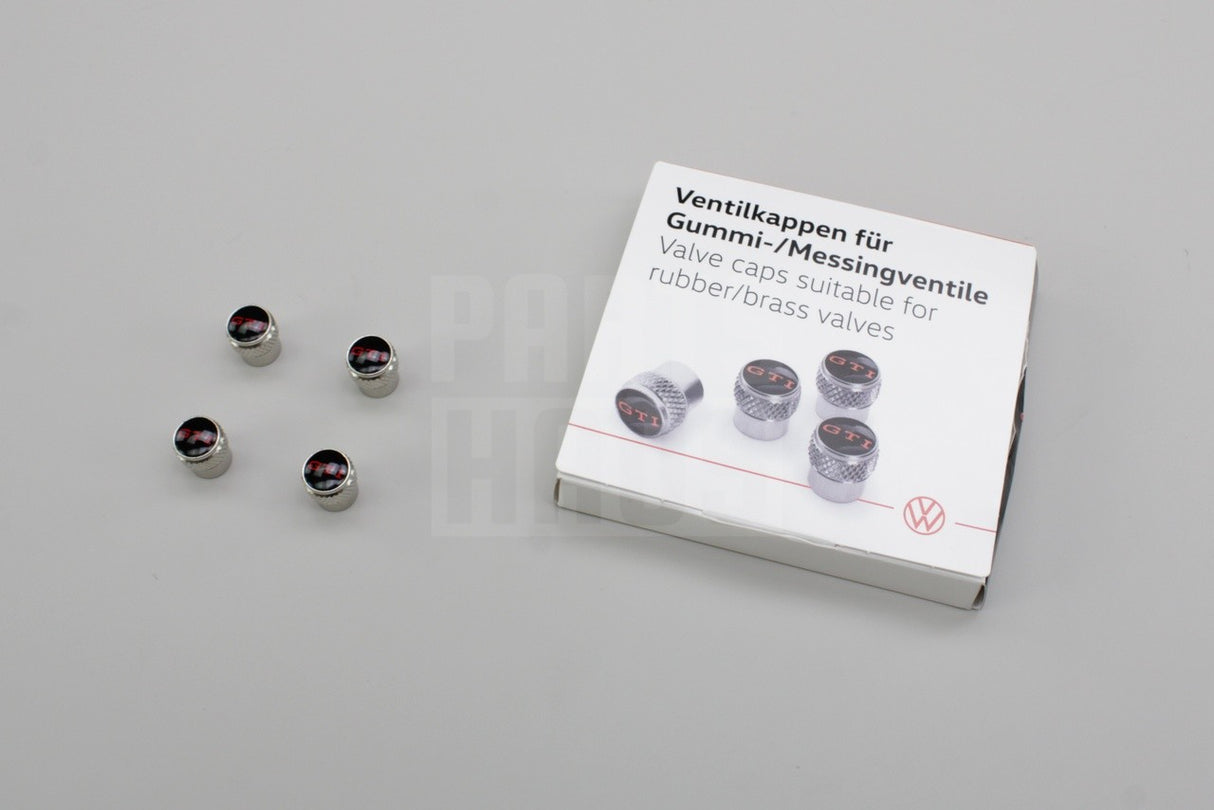 Volkswagen accessory GTI tyre valve dust caps set 000071215Q