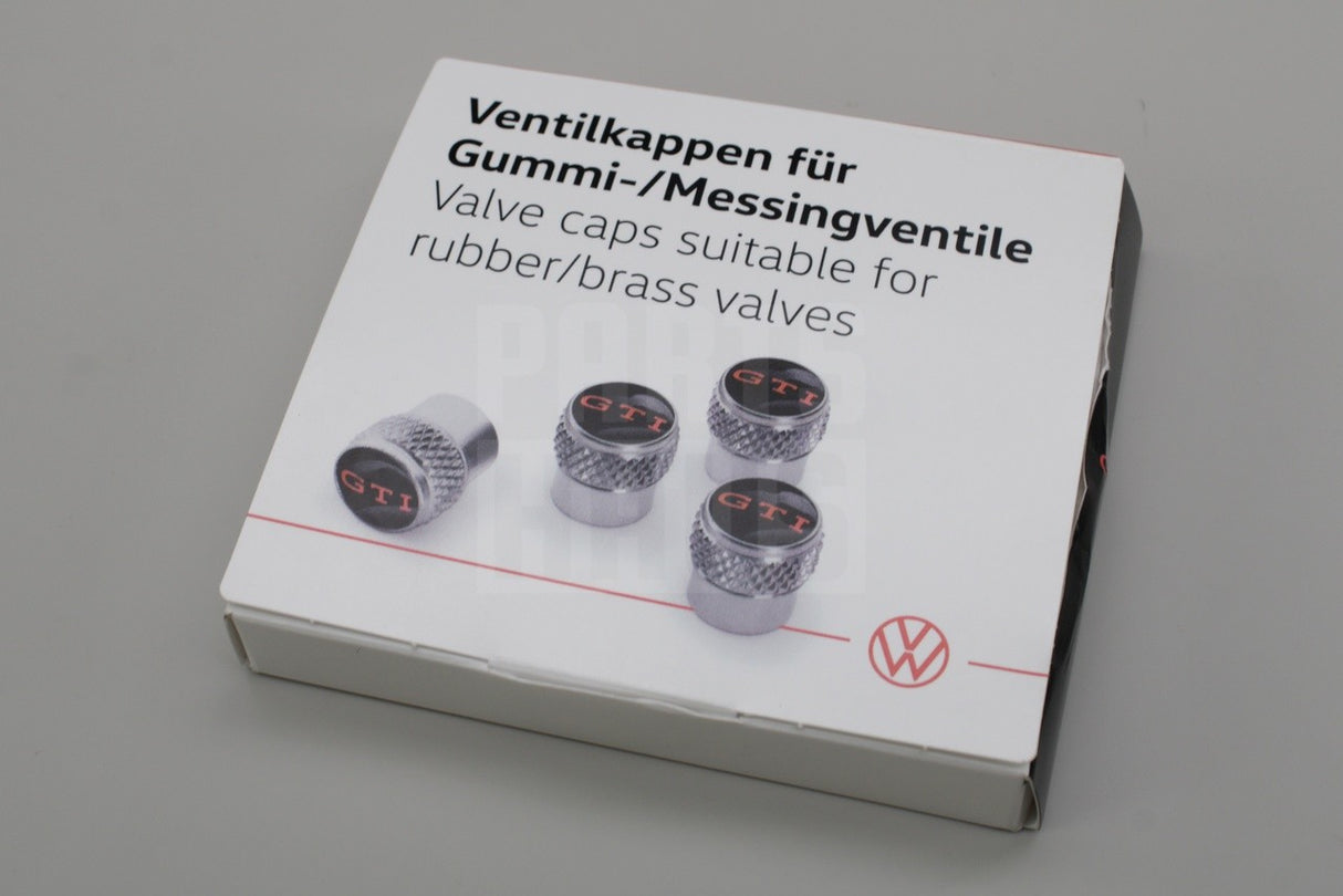 Volkswagen accessory GTI tyre valve dust caps set 000071215Q