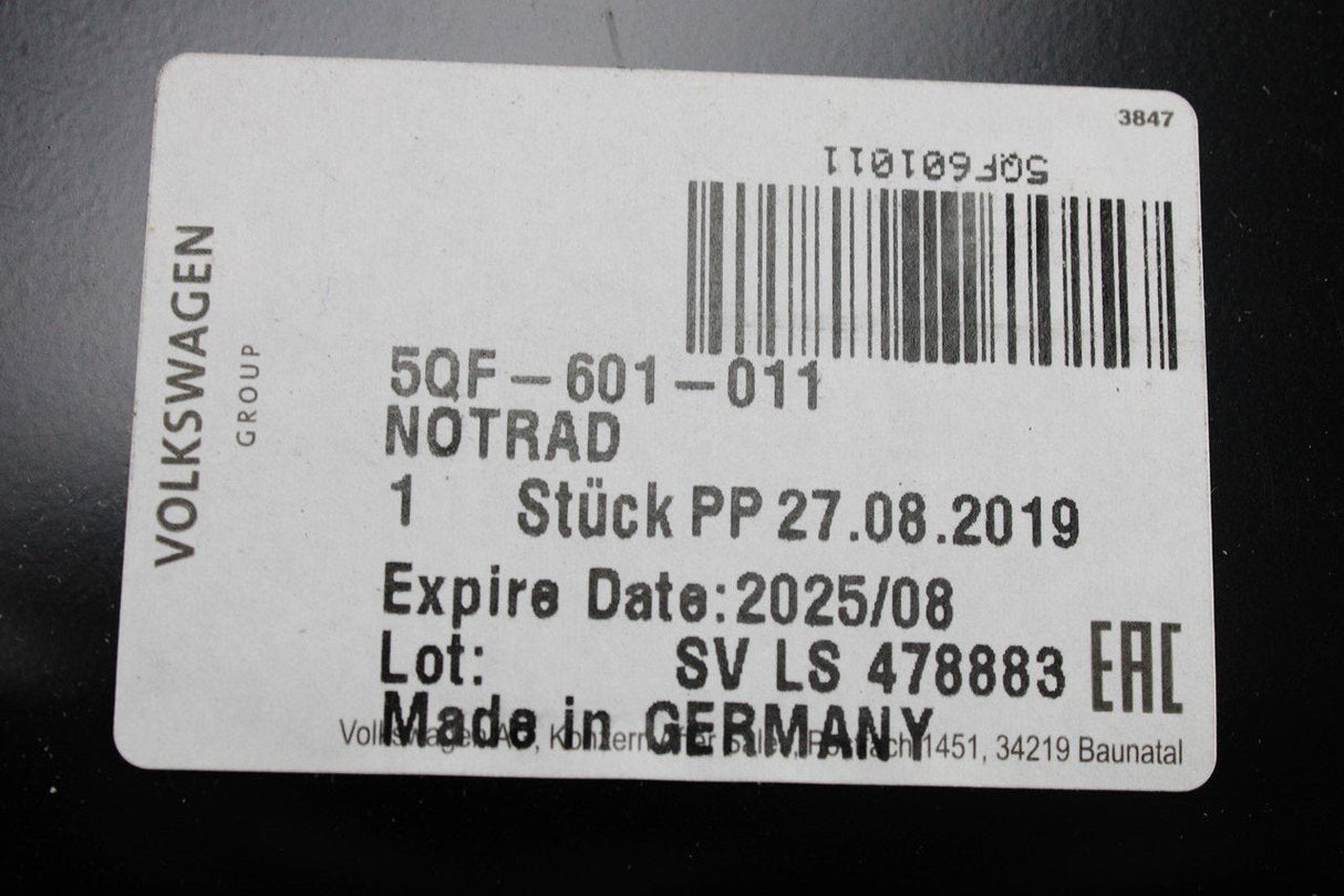 VW Tiguan SEAT Tarraco 2016-On spare wheel and tyre (18"x4J) 5QF601011