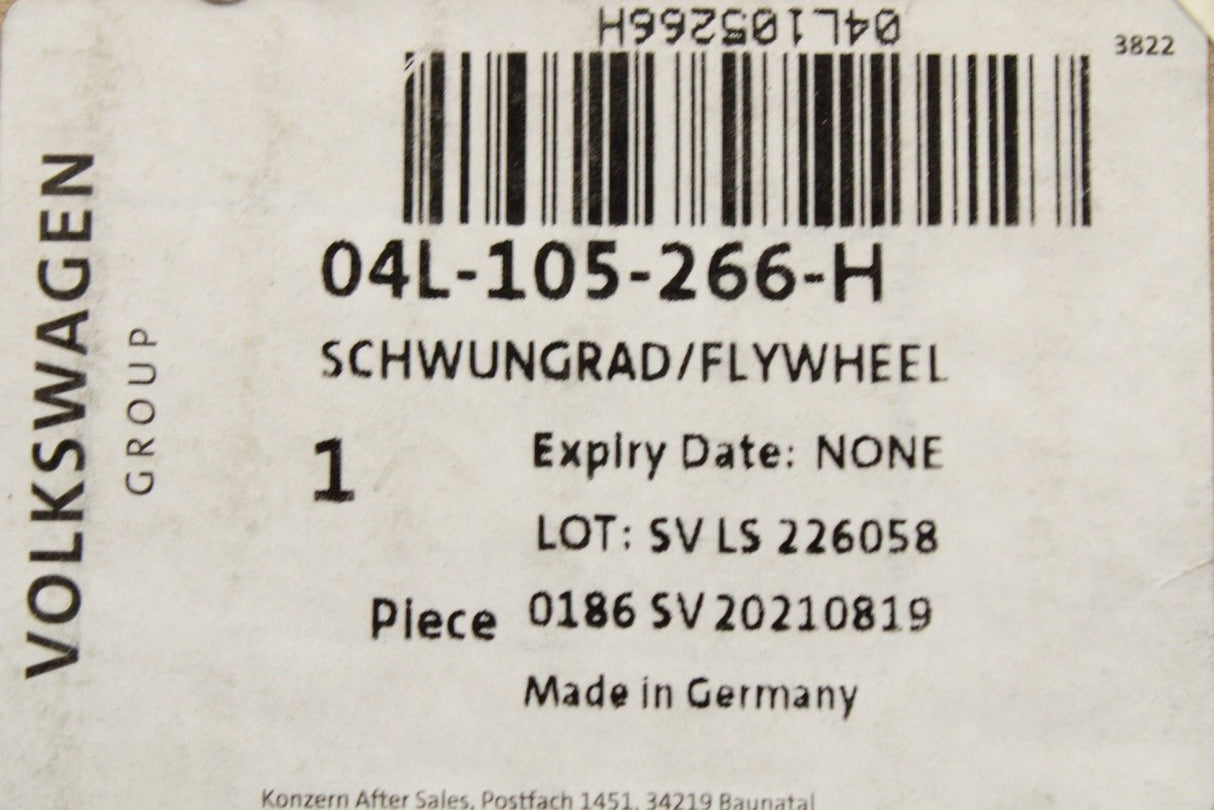 VW Tiguan Audi Q3 Skoda SEAT 16-on flywheel (2.0 TDI automatic) 04L105266H