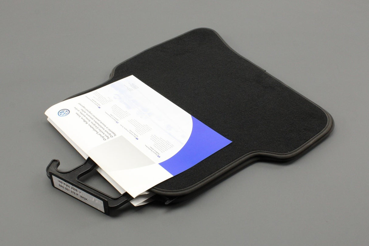 VW Polo 6R 6C 2010-2018 textile floor mats (rear) 6R0061276P WGK