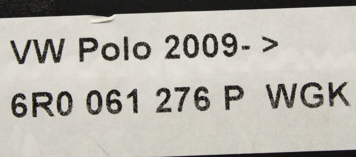 VW Polo 6R 6C 2010-2018 textile floor mats (rear) 6R0061276P WGK