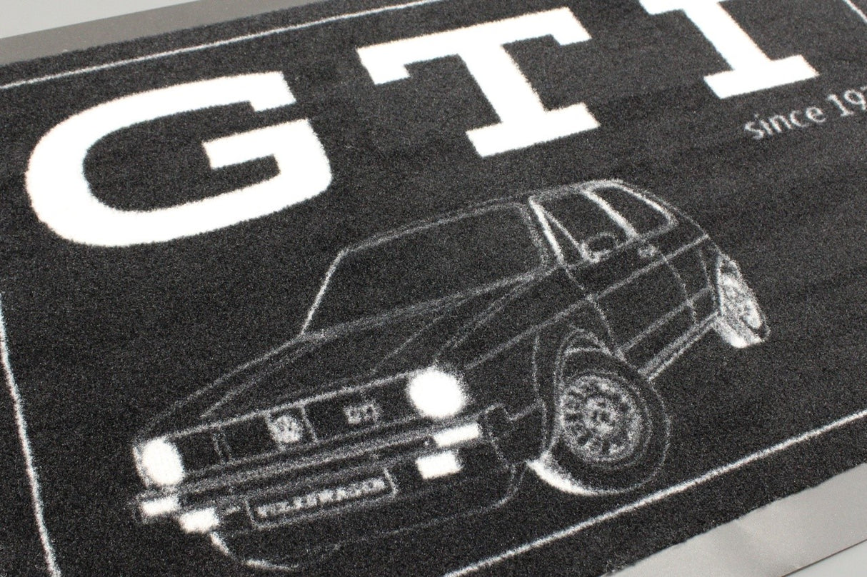 Volkswagen GTI collection floor mat (black) 1K6087703A