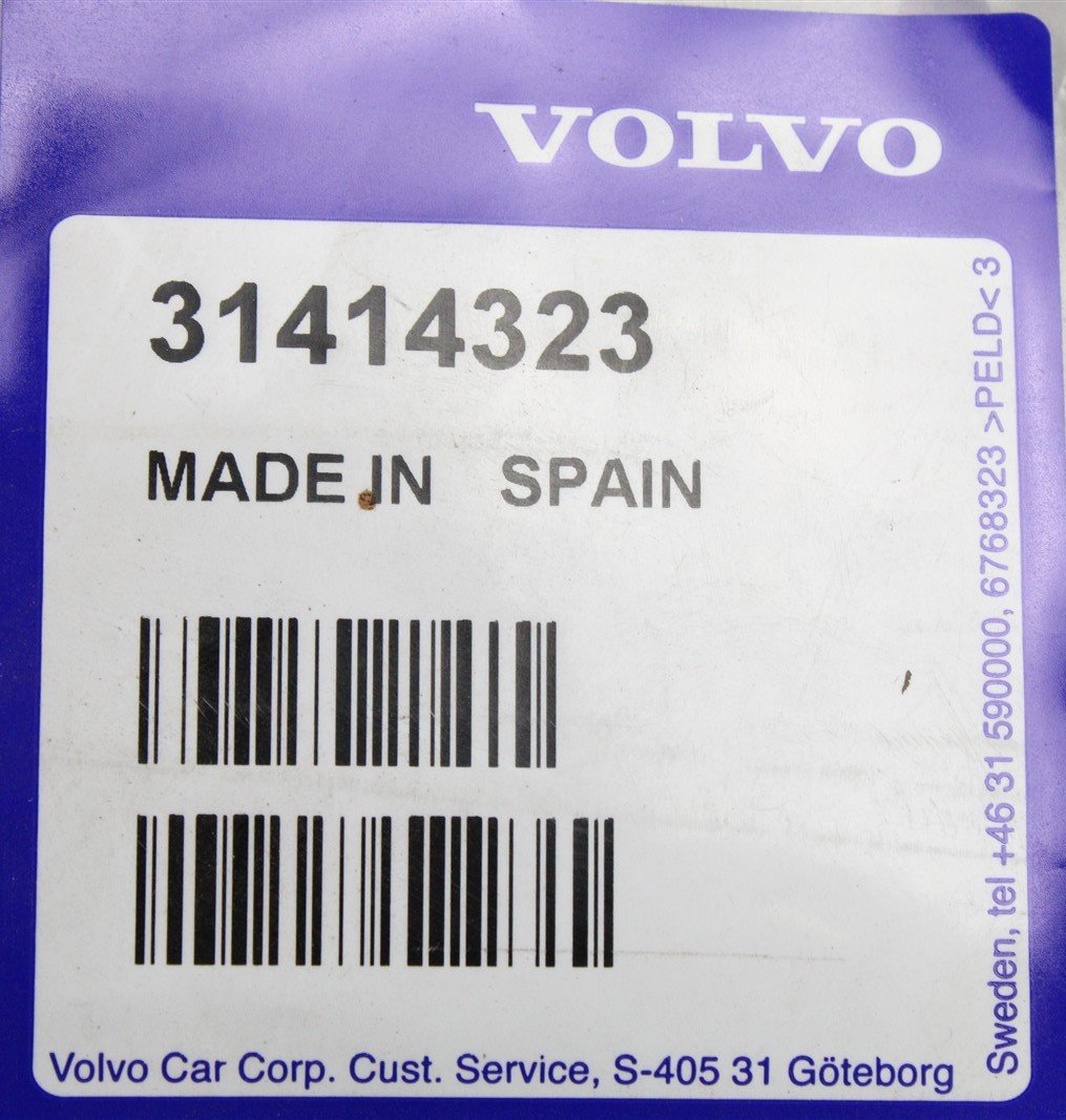 Volvo brushed stainless steel bumper protector (rear) 31414323