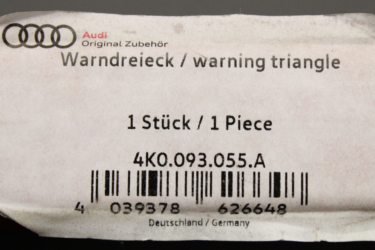 Audi foldable warning triangle 4K0093055A
