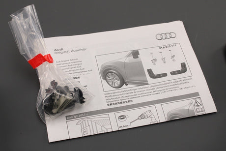Audi Q2 2017-on mud flaps (front) 81A075111