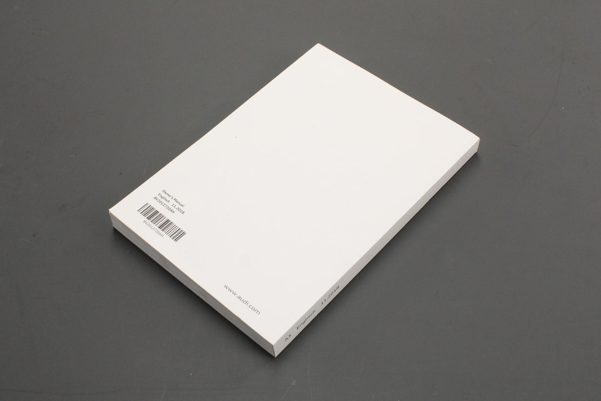 Audi A3 2017-2020 owners manual booklet 8V2012720AH