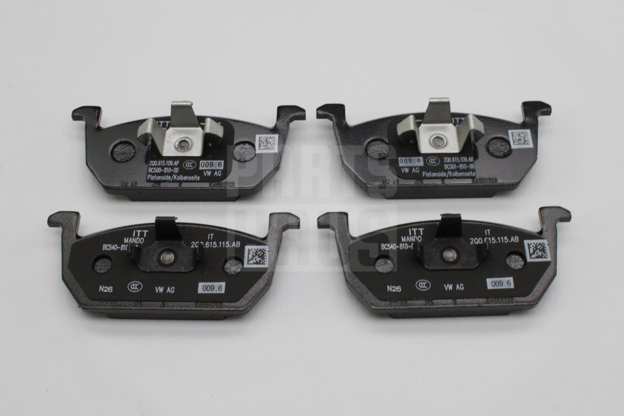 VW Polo AW Audi A1 Skoda Fabia SEAT front brake pads kit 2Q0698151Q