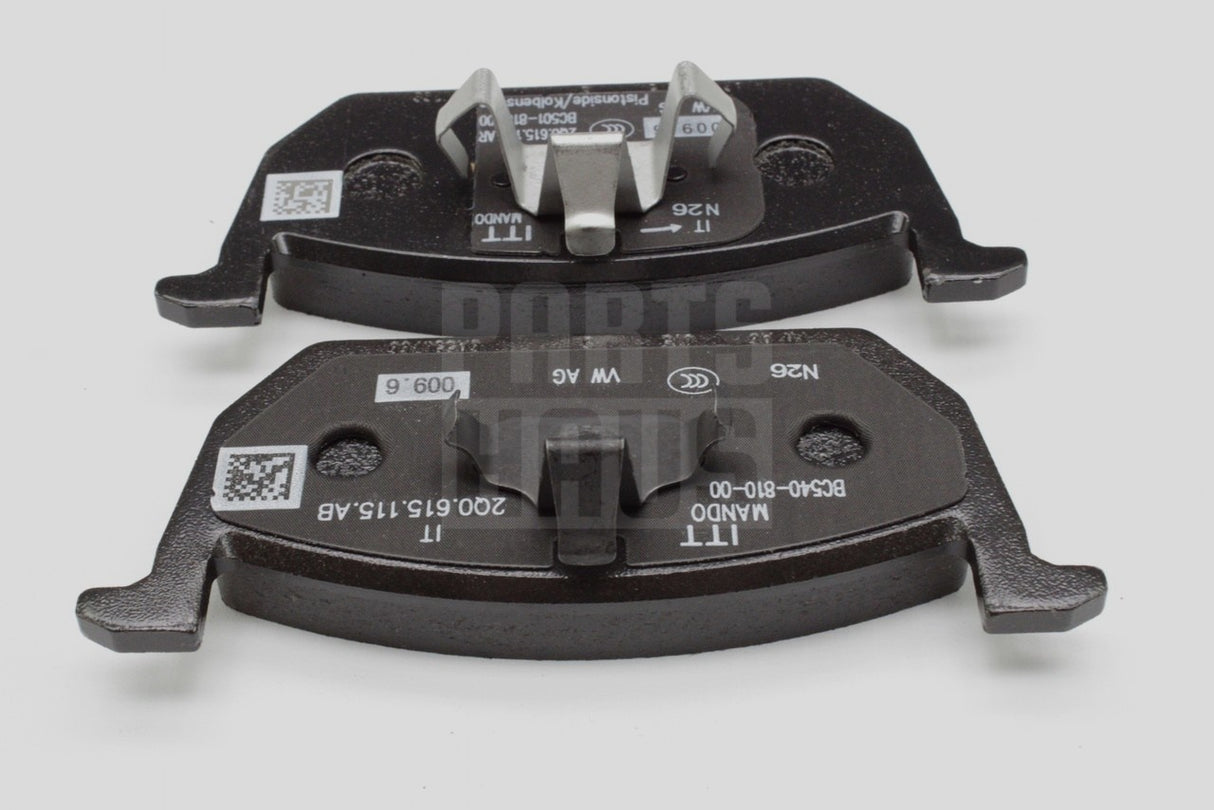 VW Polo AW Audi A1 Skoda Fabia SEAT front brake pads kit 2Q0698151Q