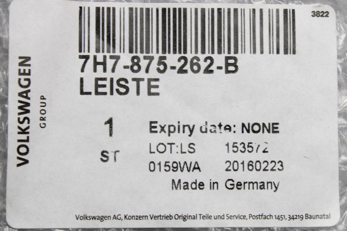 VW Transporter California pop-top roof trim (front right) 7H7875262B