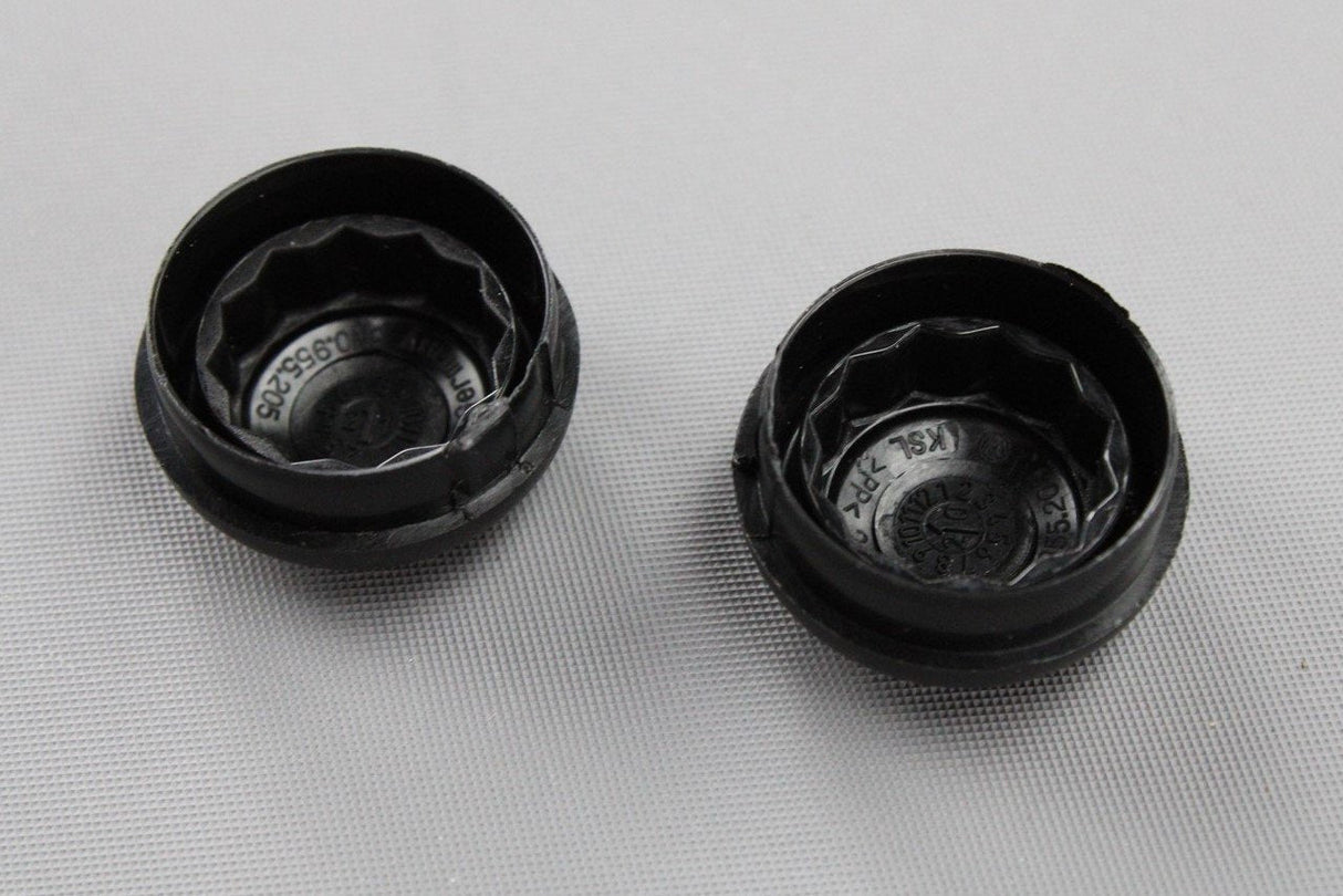 VW Audi Skoda SEAT front wiper arm bolt covers (x2) 5N0955205 9B9