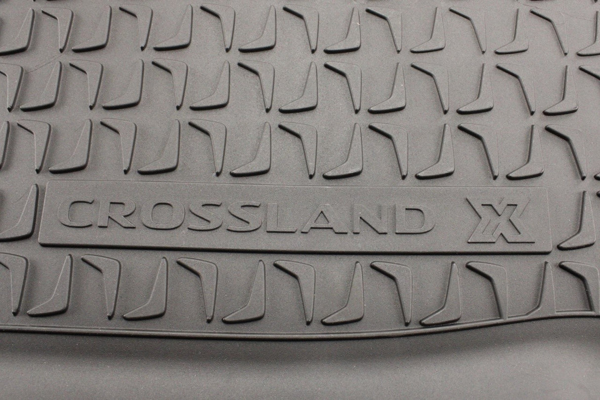 Vauxhall Crossland x 2017-on rubber floor mat set 13476012