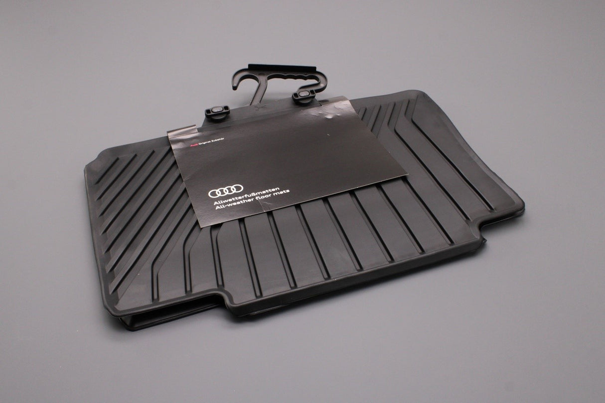 Audi e-tron 19-on Q8 e-tron 24-on rubber floor mats rear 4KE061511A 041