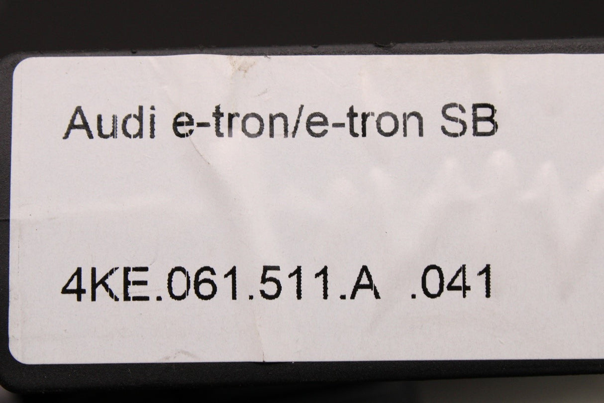 Audi e-tron 19-on Q8 e-tron 24-on rubber floor mats rear 4KE061511A 041