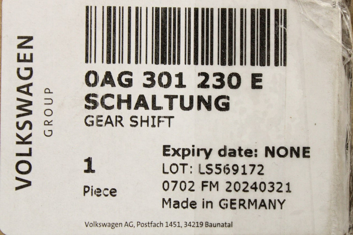 VW Audi Skoda SEAT 6 speed manual gear housing switch unit 0AG301230E