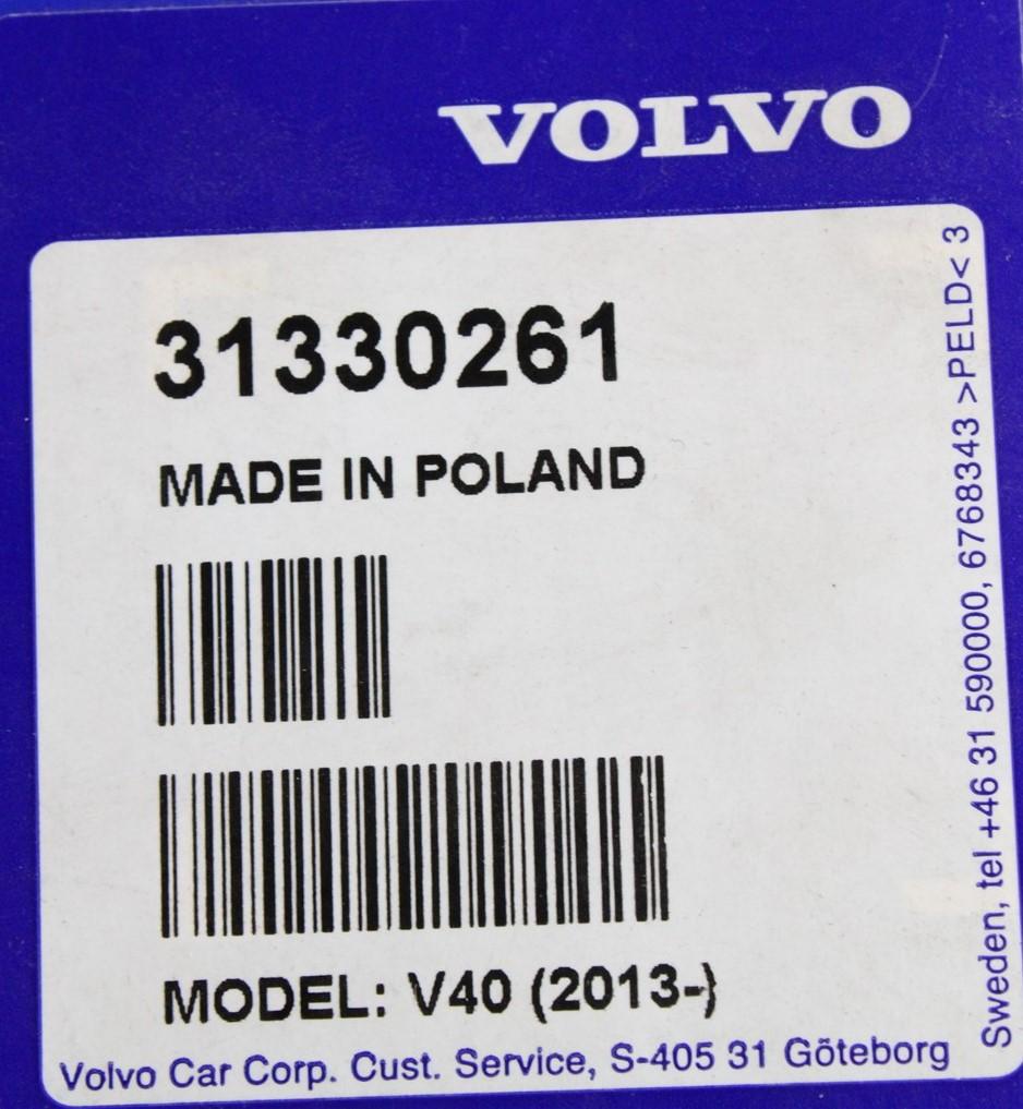 Volvo V40 2013-on parcel shelf net pocket 31330261