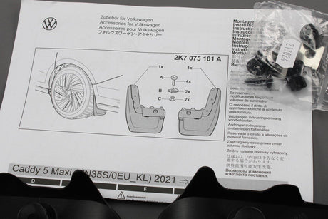VW Caddy Maxi 2021-on mud flaps set (rear) 2K7075101A