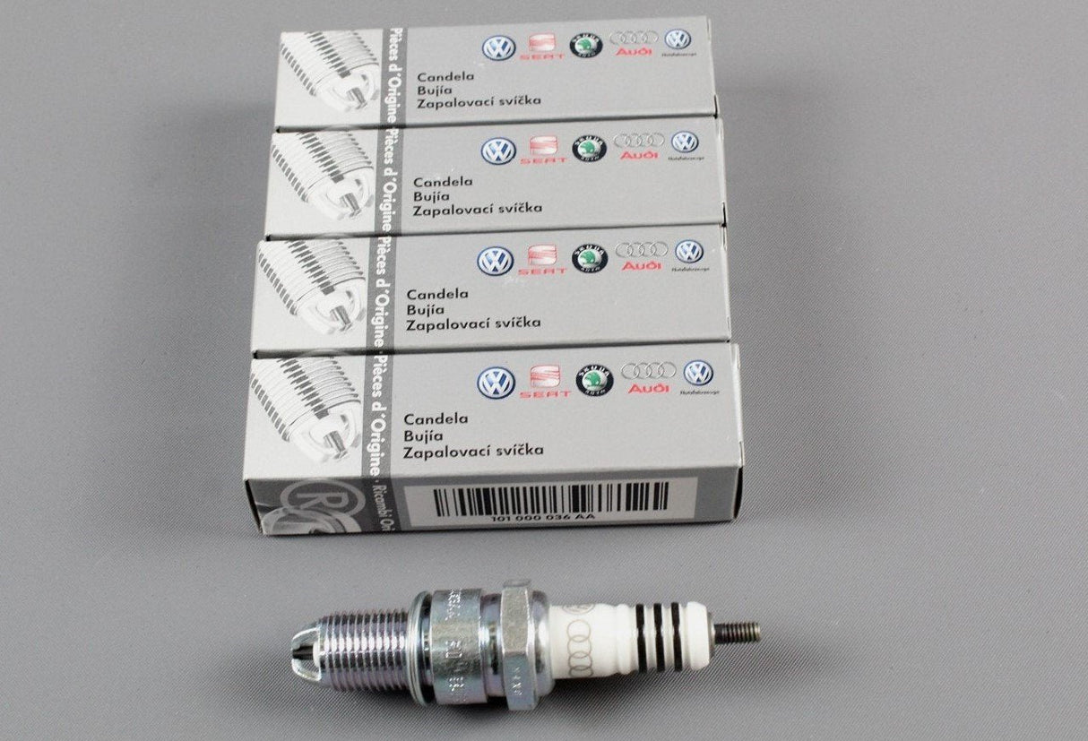 VW Golf MK3 GTI Corrado Audi Skoda SEAT 2.0 spark plugs (x4) 101000036AA