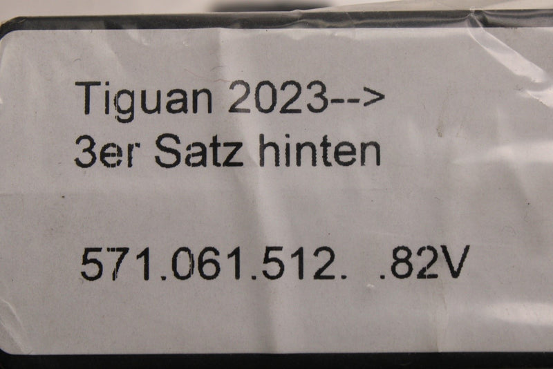 VW Tiguan 2024-on all weather floor mats (front & rear) 572061502 82V