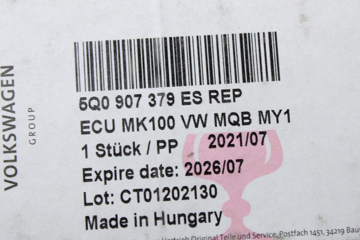 VW Golf Tiguan Audi A3 Skoda SEAT ABS pump repair kit 5Q0907379ES REP