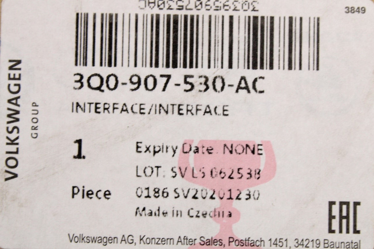 VW Audi Skoda SEAT diagnosis interface gateway control unit 3Q0907530AC