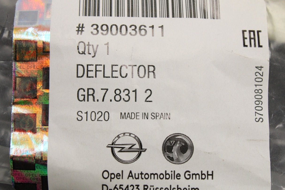 Vauxhall Corsa E 2015-2019 lower front bumper trim (right) 39003611