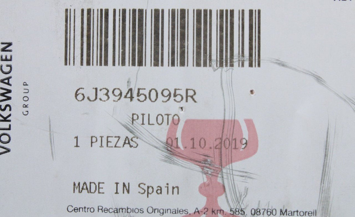 SEAT Ibiza 6J 2013-2017 3-door RHD LED rear taillight (left) 6J3945095R