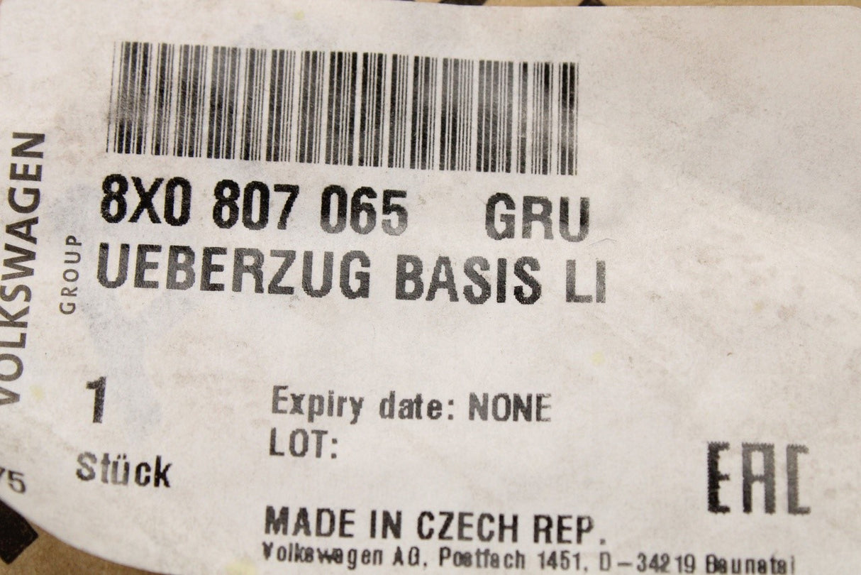 Audi A1 8X 2011-2014 primed front bumper cover (left) 8X0807065 GRU