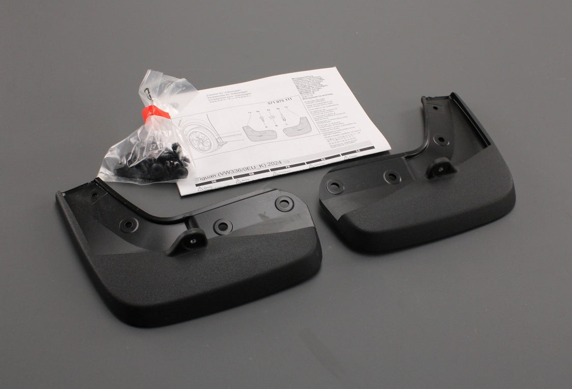 VW Tiguan 2024-on accessory mud flap set (front and rear) 571075101/111