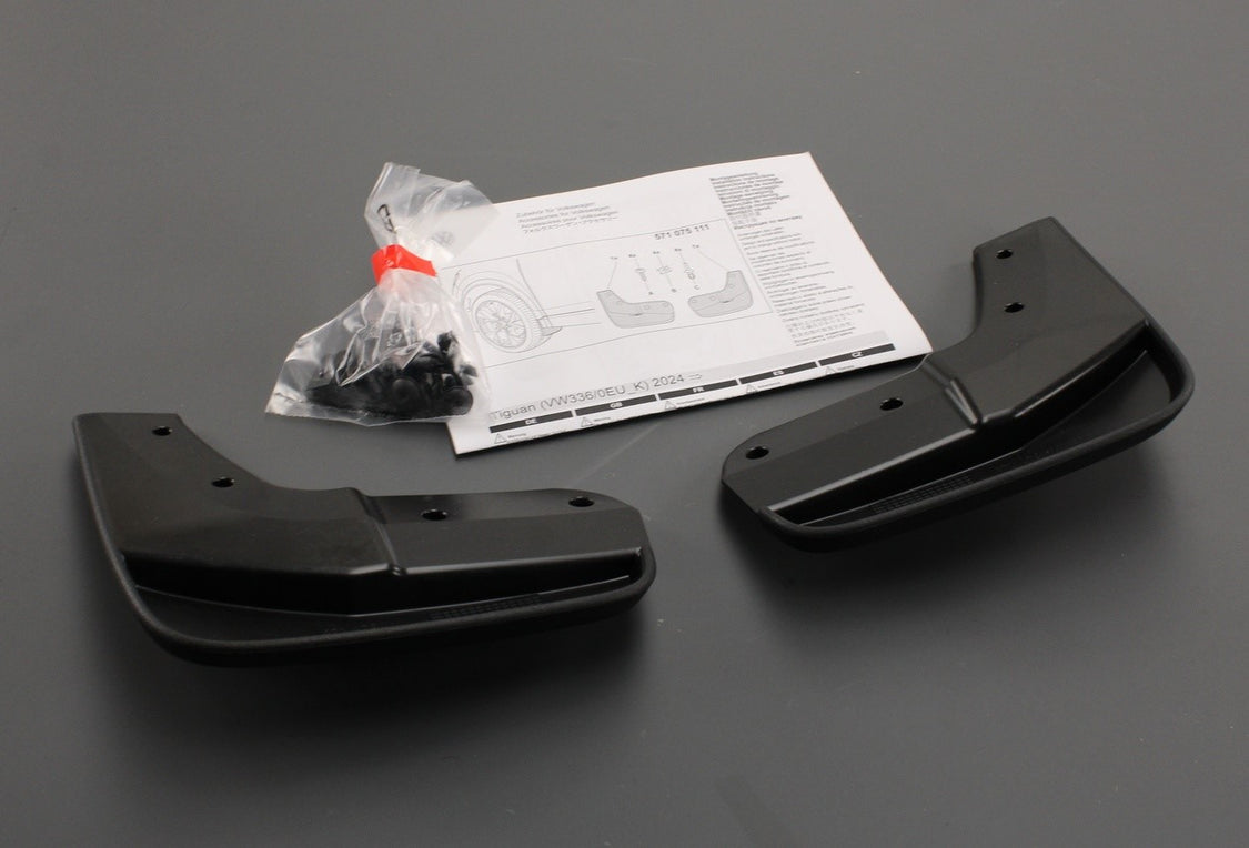 VW Tiguan 2024-on accessory mud flap set (front and rear) 571075101/111