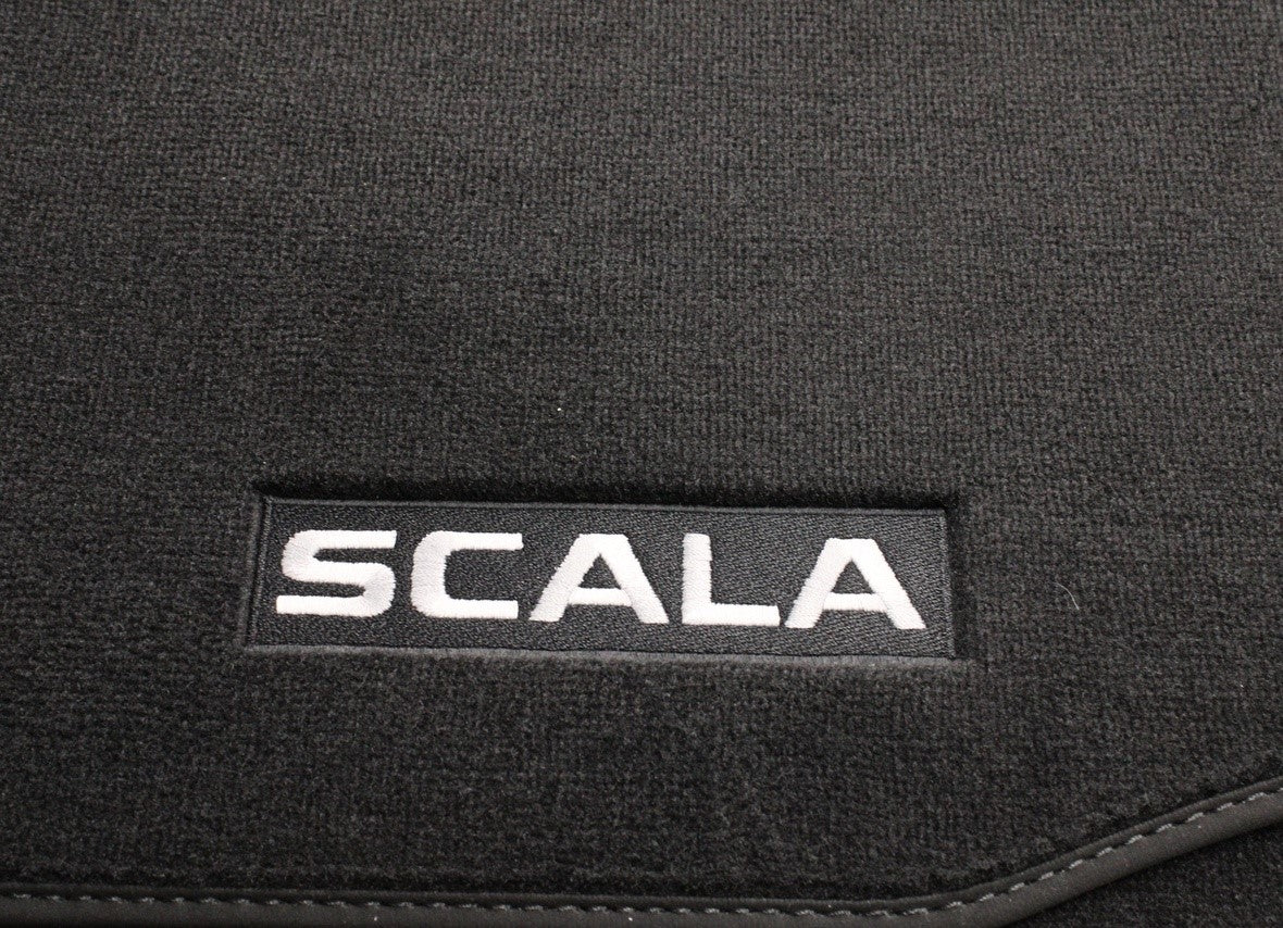 Skoda Scala 2019-on front and rear premium floor mats set 657061270A